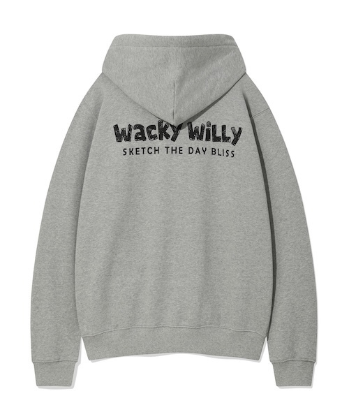 パーカー BACK PANEL LETTERING HOODIE ZIP-UP メンズ レディース