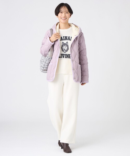 WILLSELECTION ダウン ウィルセレクション WILLSELECTION ファー付きショートダウン （ピンク