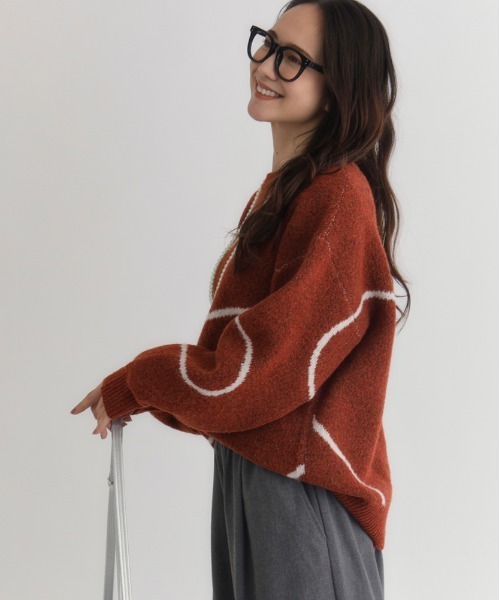 Right-on（ライトオン） ニット セーター 「HONEYSUCKLE ROSE