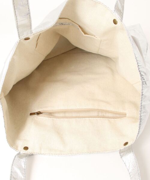 「Dhyana.」 トートバッグ FREE シルバー レディース_画像4