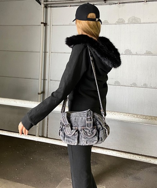 non-hedge（ノンヘッジ） ショルダーバッグ バッグ デニム2WAYミニ