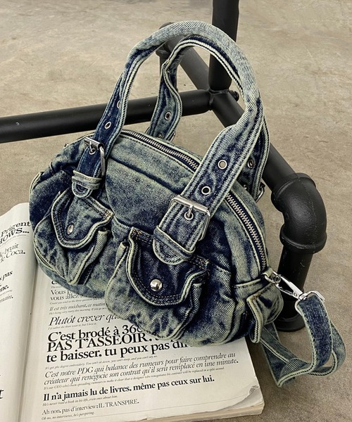 non-hedge（ノンヘッジ） ショルダーバッグ バッグ デニム2WAYミニ