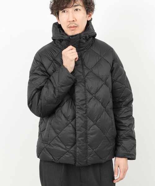 TAION / ダウンジャケット/L/ナイロン/ブラック TAION（タイオン） ダウンジャケット ダウン 「TAION/タイオン」CITY