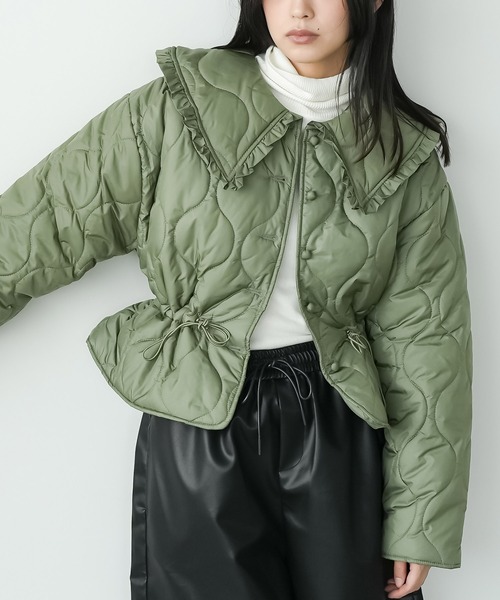 mili an deni（ミリアンデニ） ダウンコート ダウンジャケット 襟