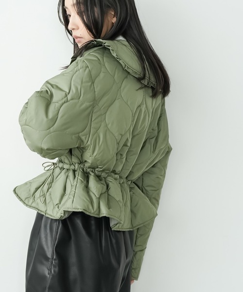 mili an deni（ミリアンデニ） ダウンコート ダウンジャケット 襟