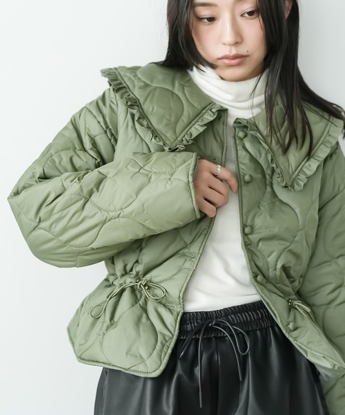 mili an deni（ミリアンデニ） ダウンコート ダウンジャケット 襟