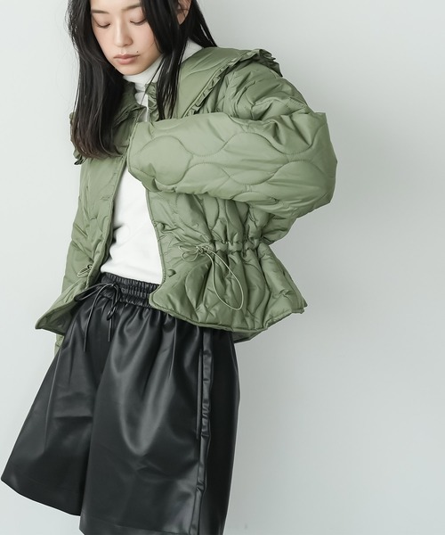 mili an deni（ミリアンデニ） ダウンコート ダウンジャケット 襟