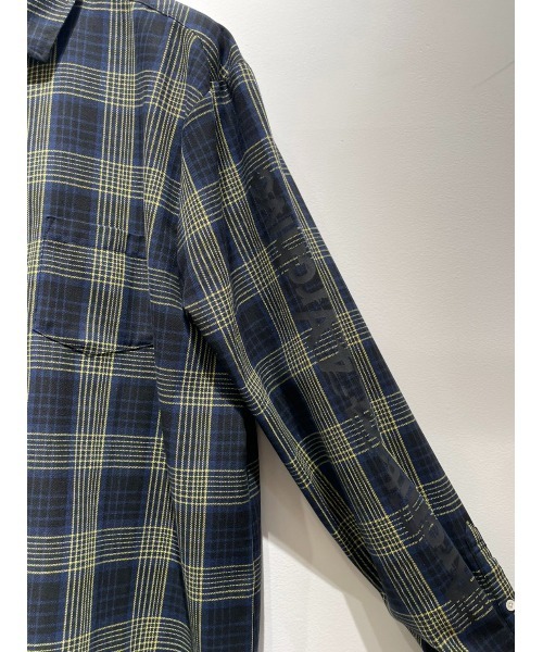 「L.H.P Private Brand」 「A4A」長袖シャツ L イエロー メンズ_画像7