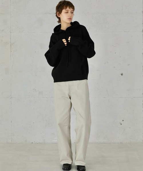 la peau de gem（ラポドゥジェム） パーカー 「LA PEAU DE GEM」knit