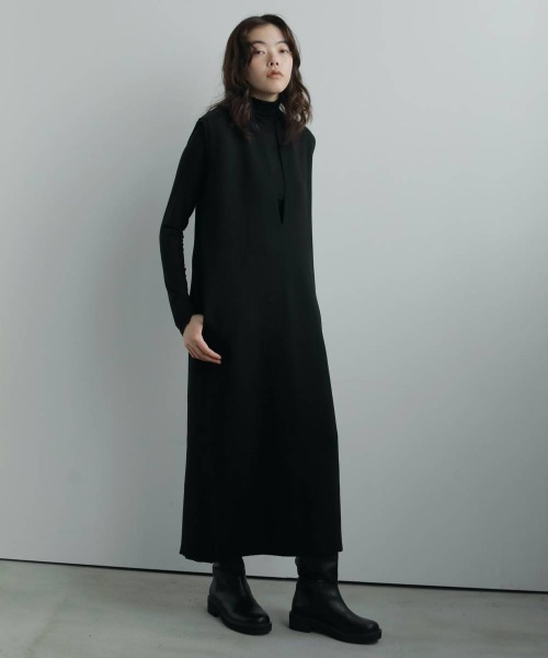 anuke（アンヌーク） ワンピース Keyneck Knit Onepiece : ZOZOTOWN