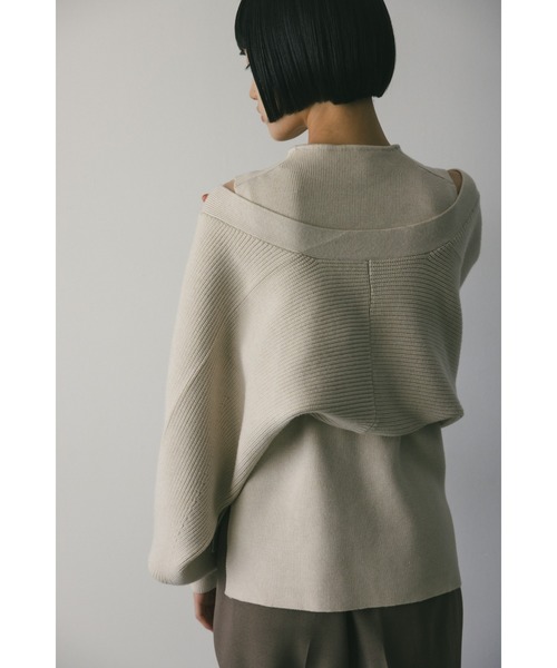 「STYLEMIXER」 ニットアンサンブル FREE グリーン レディース_画像7