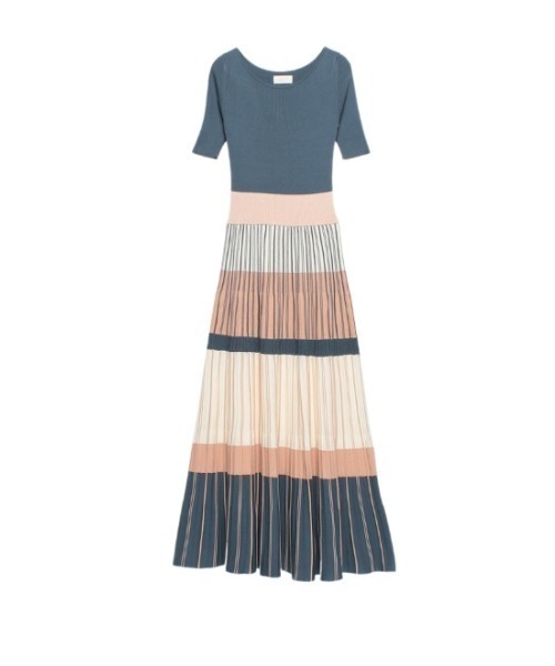 「EIMY ISTOIRE」 ニットワンピース FREE ピンク レディース_画像3