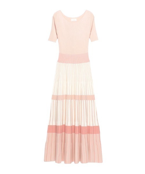 「EIMY ISTOIRE」 ニットワンピース FREE ピンク レディース_画像8