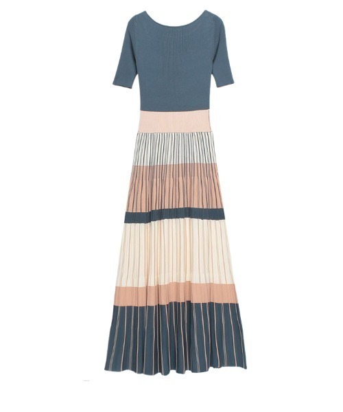 「EIMY ISTOIRE」 ニットワンピース FREE ピンク レディース_画像9