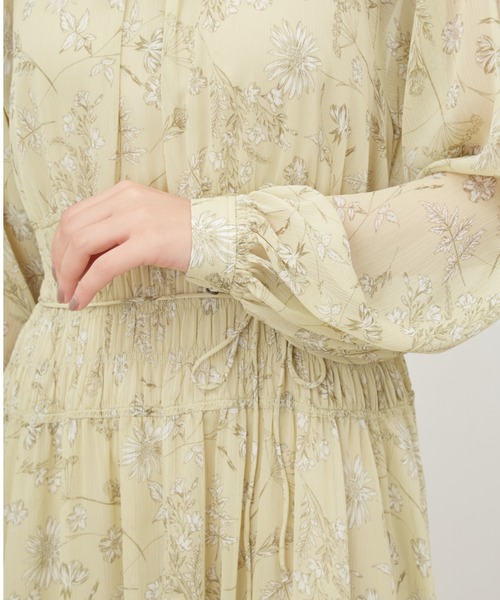 「Mila Owen」 長袖ワンピース 1 ラベンダー レディース_画像9