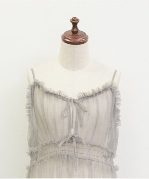 「CLETTE」 半袖ワンピース 4L グレー レディース_画像8