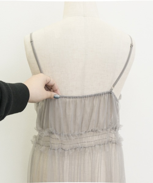 「CLETTE」 半袖ワンピース 4L グレー レディース_画像9