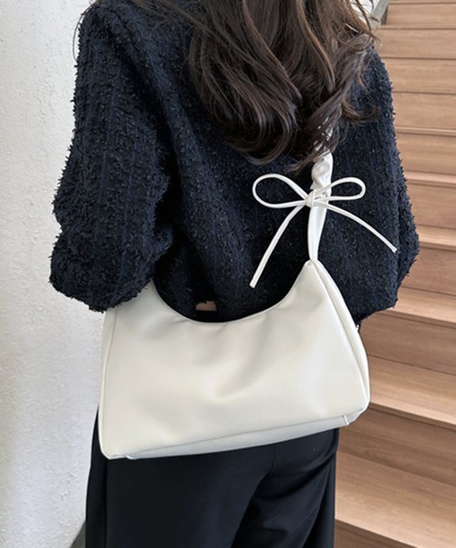 ショルダーバッグ バッグ PU ギャザー ミニショルダーバッグ レディース | lulufa | 03