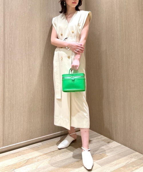 「LILY BROWN」 ノースリーブワンピース 1 グレー レディースの画像