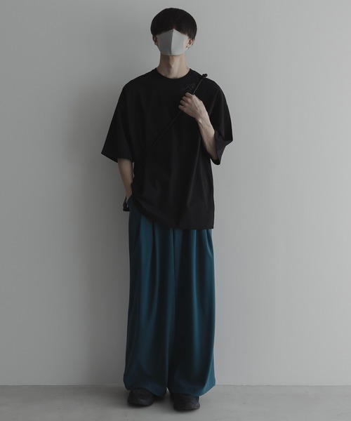 「remer」 スラックス SMALL グレイッシュベージュ メンズ_画像5