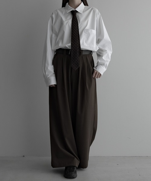 「remer」 スラックス SMALL グレイッシュベージュ メンズ_画像6