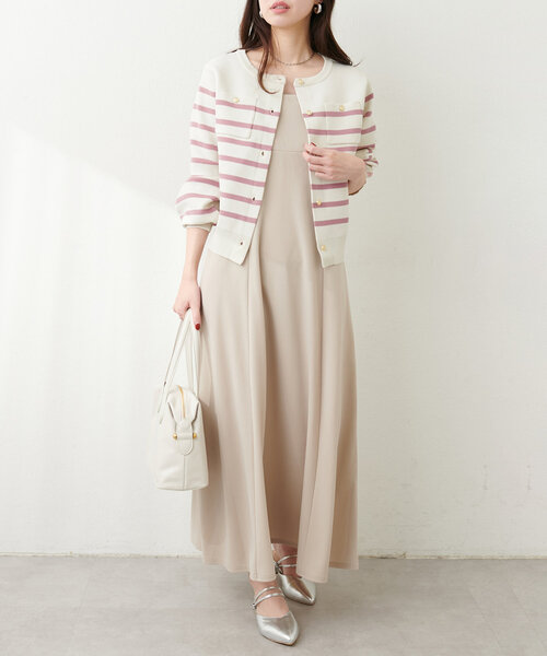 「natural couture」 カーディガン FREE ピンク レディース_画像2