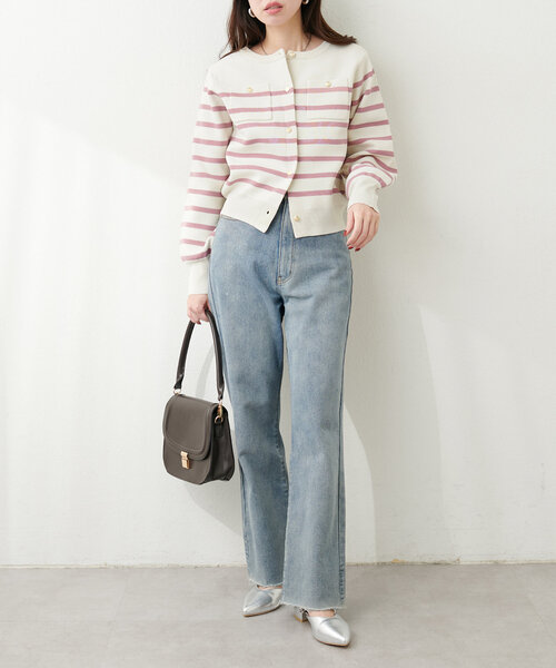 「natural couture」 カーディガン FREE ピンク レディース_画像8