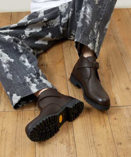 「PADRONE」 ブーツ 41 ブラック メンズ_画像6