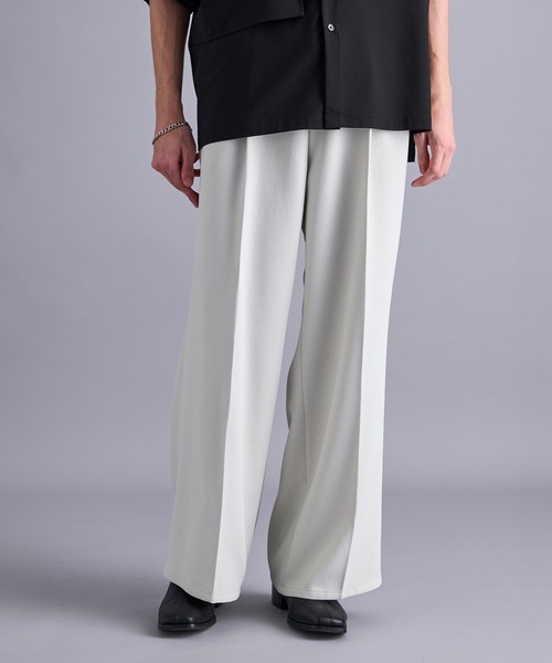 「JUNRED」 スラックス L ブラック メンズ_画像4