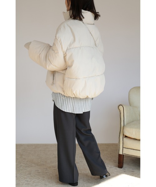 「&. NOSTALGIA」 ブルゾン M アイボリー レディース_画像3