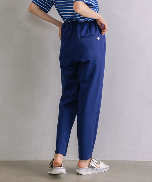 「MARECHAL TERRE」 イージーパンツ MEDIUM ネイビー レディース_画像3
