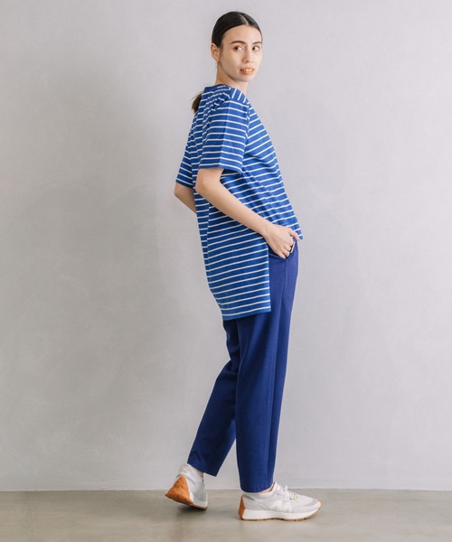 「MARECHAL TERRE」 イージーパンツ MEDIUM ネイビー レディース_画像5