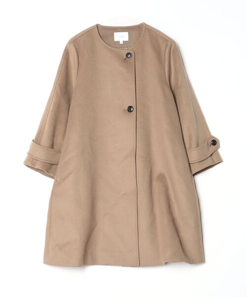 BEAUTY＆YOUTH UNITED ARROWS ノーカラーコート S モカ レディース