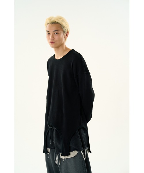 「DISCOVERED」 長袖Tシャツ LARGE グレー メンズ_画像2