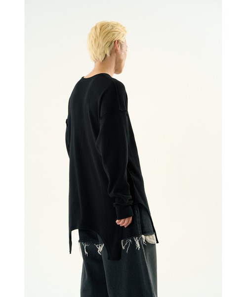 「DISCOVERED」 長袖Tシャツ LARGE グレー メンズ_画像3