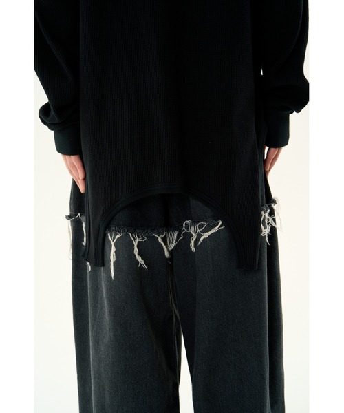 「DISCOVERED」 長袖Tシャツ LARGE グレー メンズ_画像7