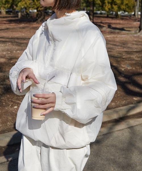 「grandcanyon」 ナイロンブルゾン MEDIUM ブラック レディース_画像2