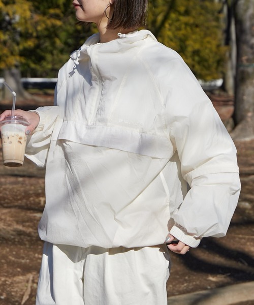 「grandcanyon」 ナイロンブルゾン MEDIUM ブラック レディース_画像3