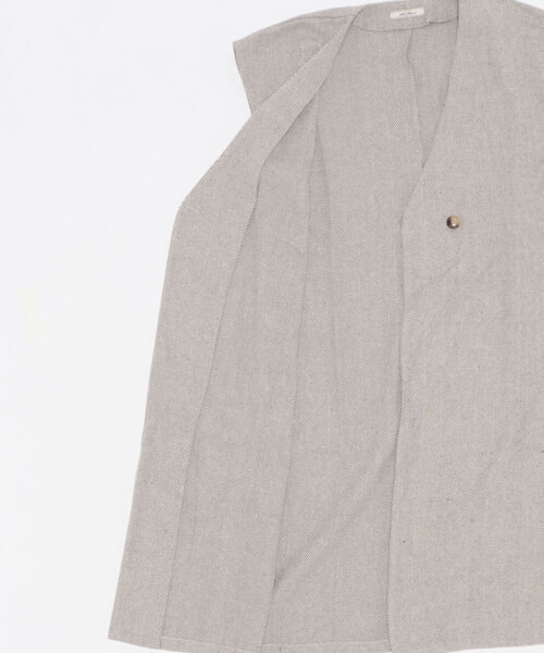 「JUGLANS」 ベスト FREE グレー レディース_画像3