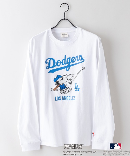 「PEANUTS」 長袖Tシャツ X-LARGE グリーン系その他3 メンズ_画像2