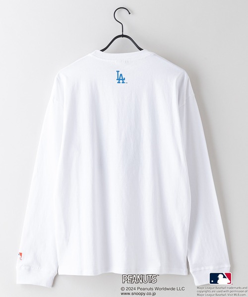 「PEANUTS」 長袖Tシャツ X-LARGE グリーン系その他3 メンズ_画像9