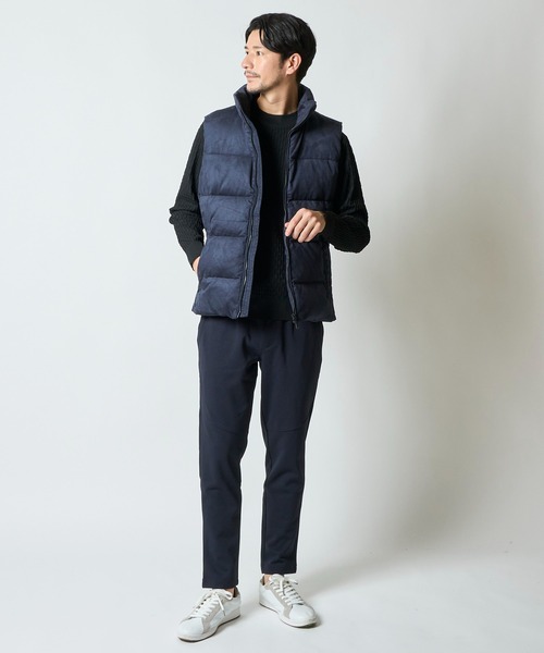 「TETE HOMME」 長袖ニット X-LARGE ネイビー メンズ_画像2