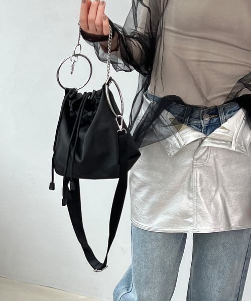 「chuclla」 2WAYバッグ FREE ブラック レディース_画像2