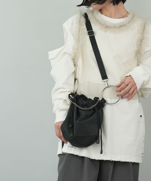 「chuclla」 2WAYバッグ FREE ブラック レディース_画像9