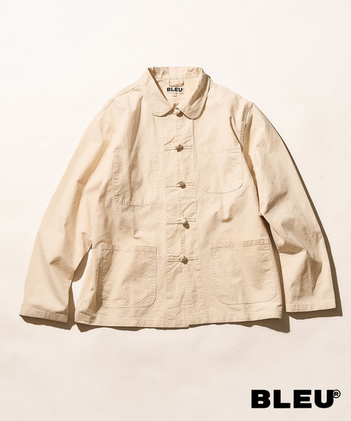 トップス  Shanghai Edition China Jacket 417 EDIFICE（フォーワンセブンエディフィス） シャツ 「BLEU DE CHINE