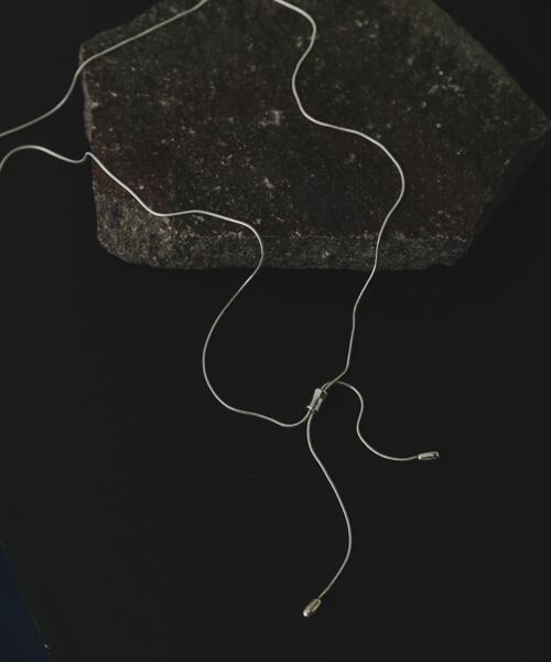 ネックレス SMELLY so’　shell motif loop necklace レディースの画像