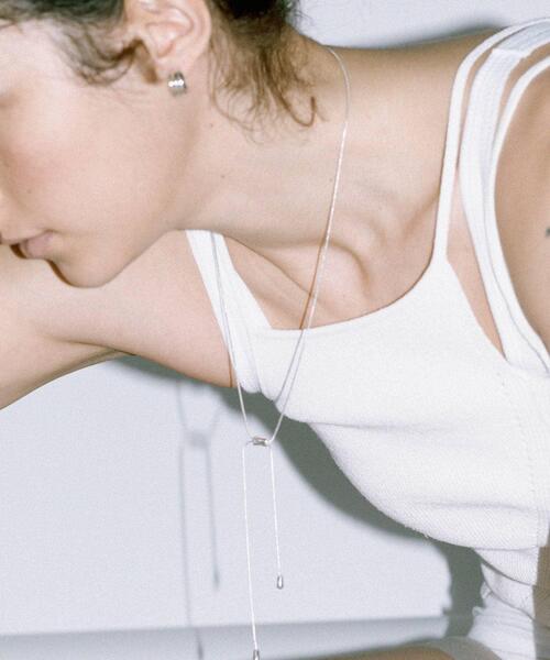 ネックレス SMELLY so’　shell motif loop necklace レディースの画像