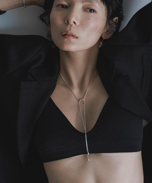 ネックレス SMELLY so’　shell motif loop necklace レディースの画像