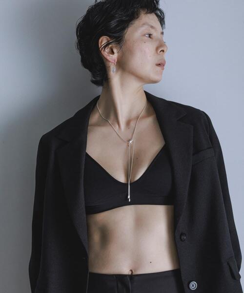 ネックレス SMELLY so’　shell motif loop necklace レディースの画像