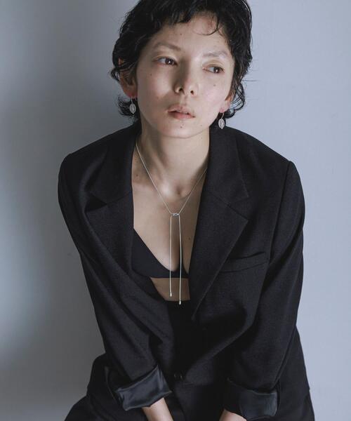 ネックレス SMELLY so’　shell motif loop necklace レディースの画像